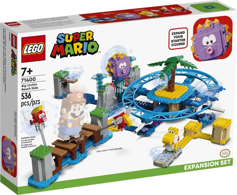 LEGO 71400 Zestaw rozszerzający Duży jeżowiec i zabawa na plaży zdjęcie 3