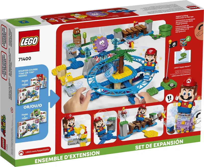LEGO 71400 Zestaw rozszerzający Duży jeżowiec i zabawa na plaży zdjęcie 2