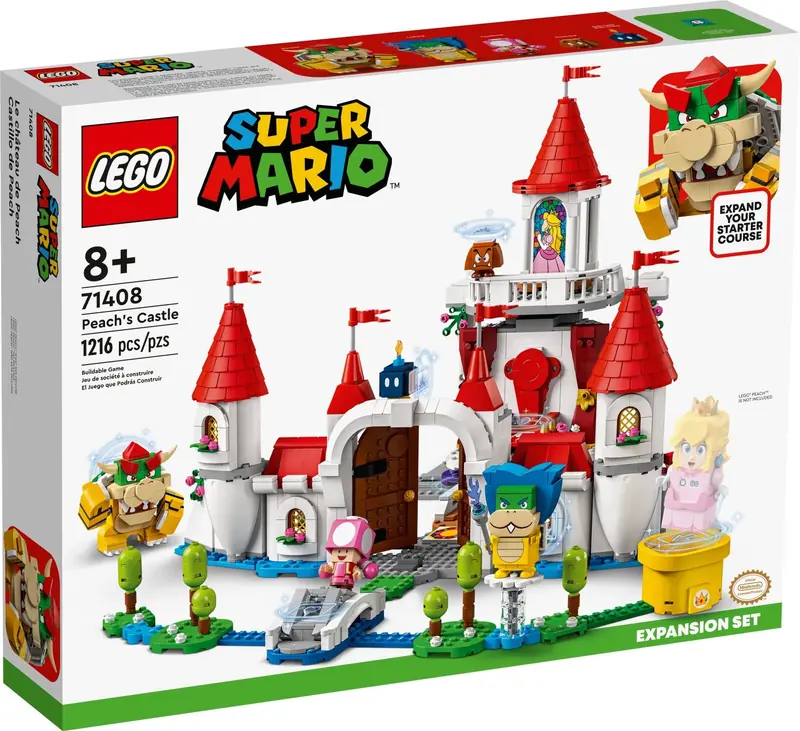 LEGO 71408 Zamek Peach - zestaw rozszerzający zdjęcie 2