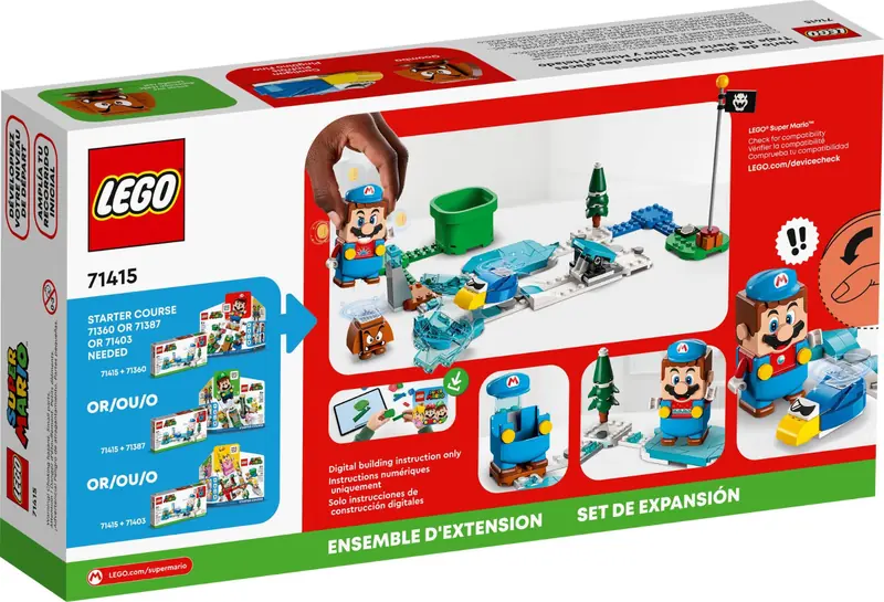LEGO 71415 Mario – lodowy strój i kraina lodu – zestaw rozszerzający zdjęcie 5