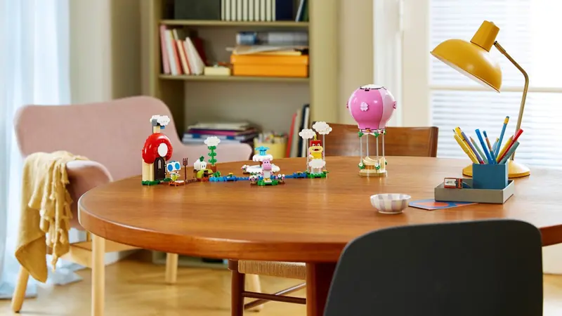 LEGO 71419 Peach – lot balonem i ogródek – zestaw rozszerzający zdjęcie 6
