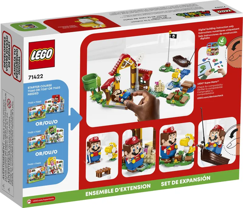 LEGO 71422 Piknik w domu Mario - zestaw rozszerzający zdjęcie 3