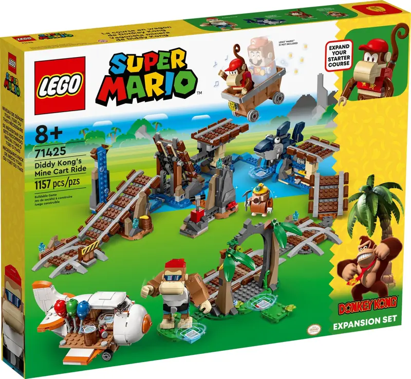 LEGO 71425 Przejażdżka wagonikiem Diddy Konga - zestaw rozszerzający zdjęcie 2