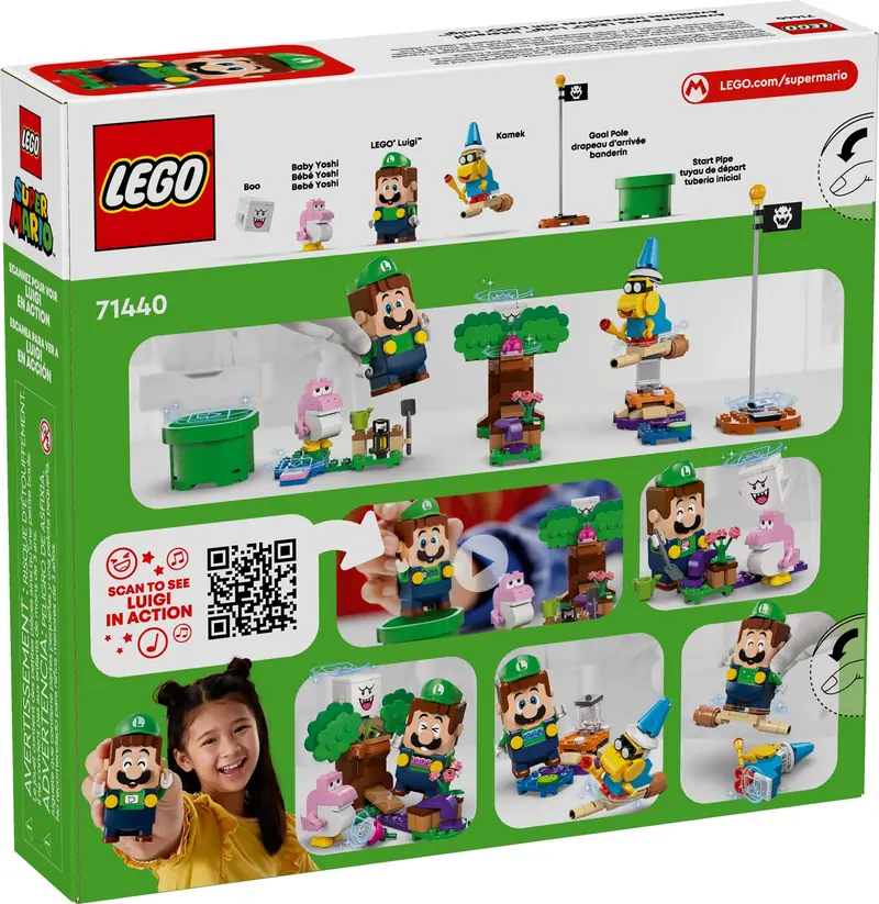 LEGO 71440 Przygody z interaktywną figurką LEGO Luigi zdjęcie 3