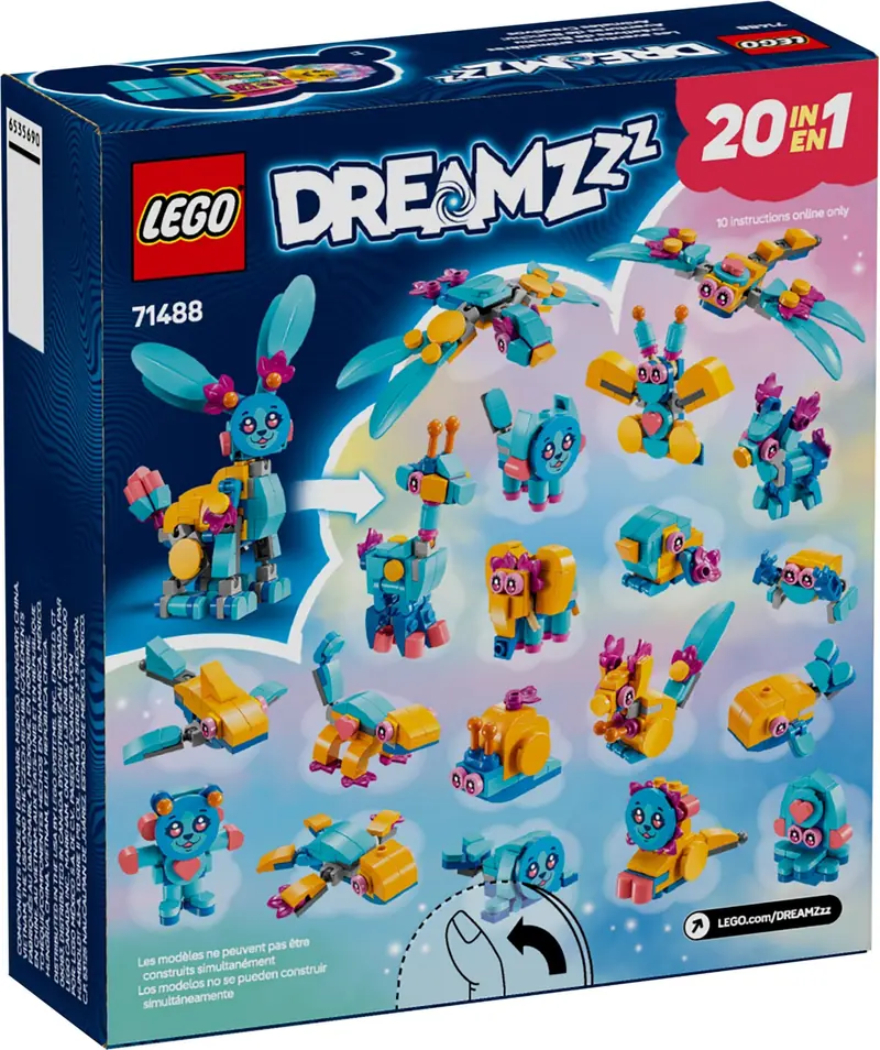 LEGO 71488 Kreatywne zwierzęce przygody Bunchu zdjęcie 4