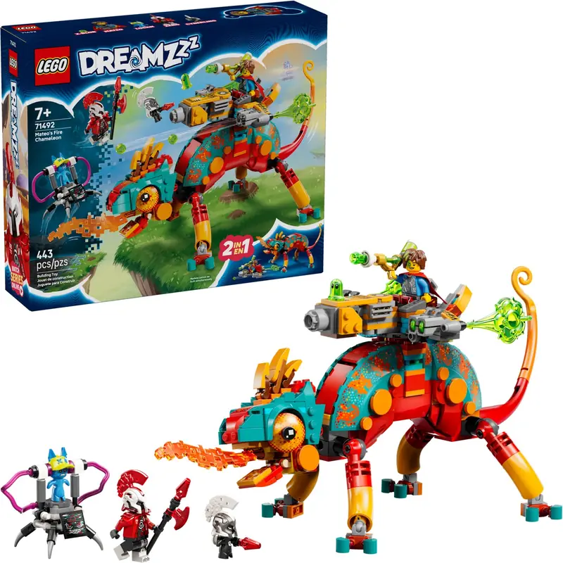 LEGO 71492 Ognisty kameleon Mateo zdjęcie 6