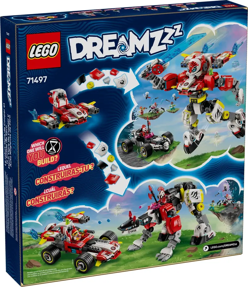 LEGO 71497 Tygrysi mech Coopera i hot rod Zero zdjęcie 2
