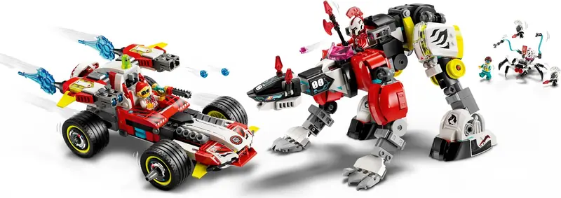 LEGO 71497 Tygrysi mech Coopera i hot rod Zero zdjęcie 6