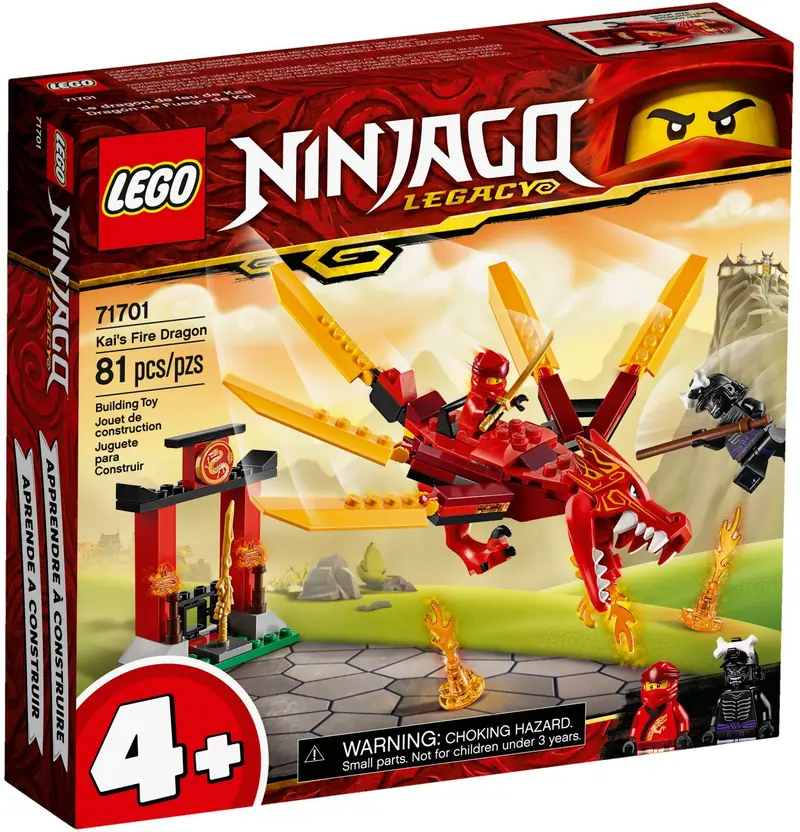 LEGO 71701 Smok ognia Kaia zdjęcie 2