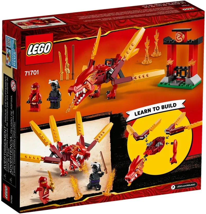 LEGO 71701 Smok ognia Kaia zdjęcie 5