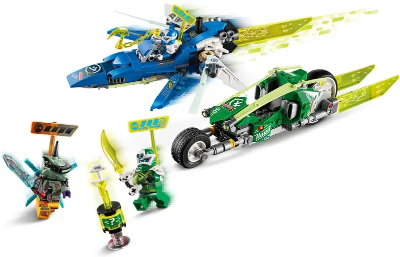 LEGO 71709 Wyścigówki Jaya i Lloyda zdjęcie 4