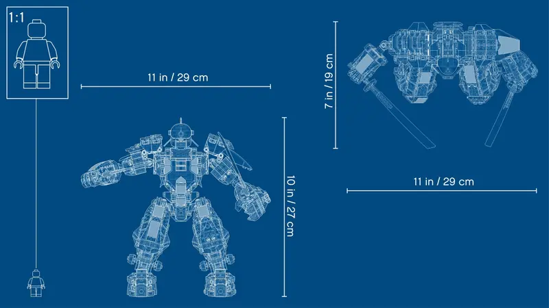 LEGO 71720 Mech z ognia i kamienia zdjęcie 11