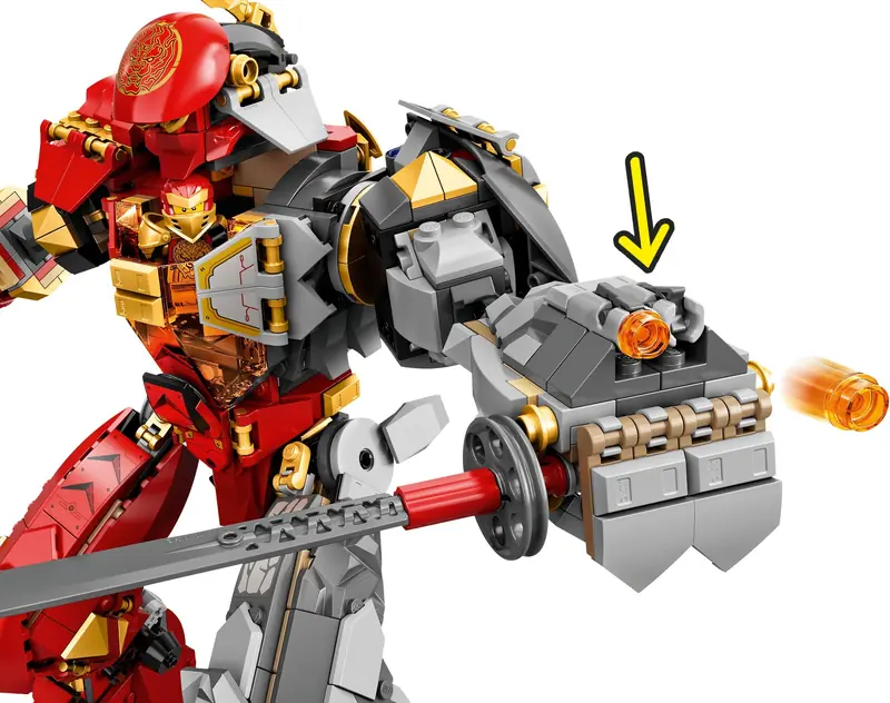 LEGO 71720 Mech z ognia i kamienia zdjęcie 4