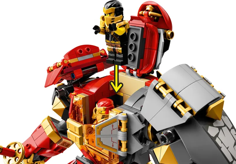 LEGO 71720 Mech z ognia i kamienia zdjęcie 8
