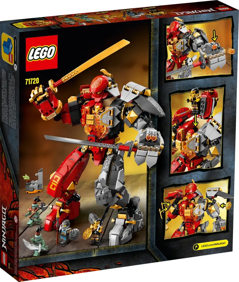 LEGO 71720 Mech z ognia i kamienia zdjęcie 5