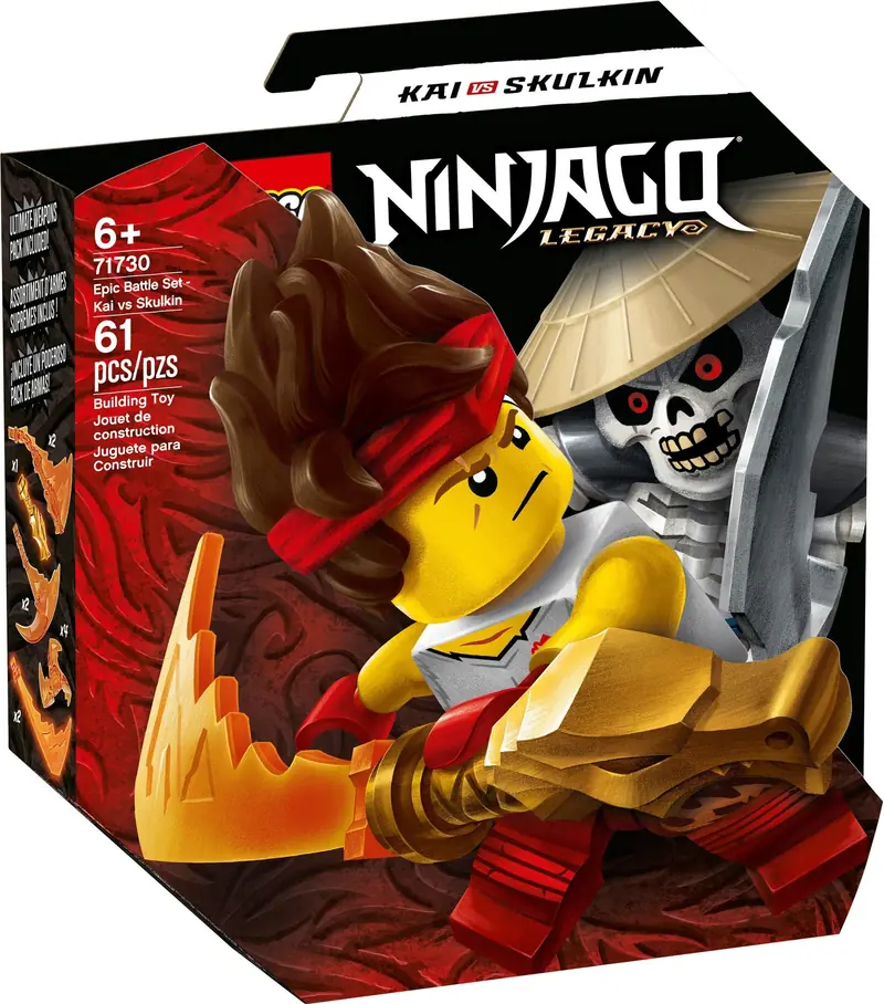 LEGO 71730 Epicki zestaw bojowy - Kai kontra Szkielet zdjęcie 2