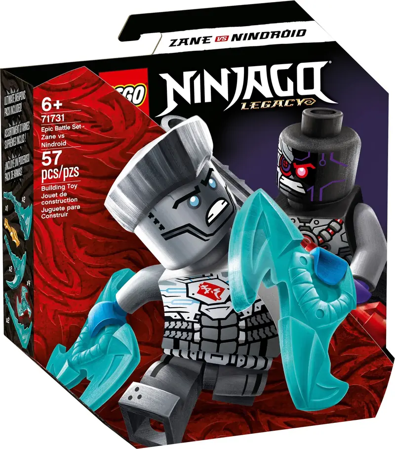 LEGO 71731 Epicki zestaw bojowy - Zane kontra Nindroid zdjęcie 2