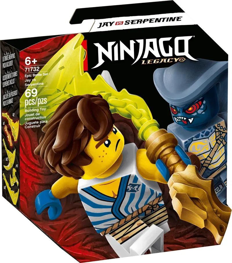LEGO 71732 Epicki zestaw bojowy - Jay kontra Wężon zdjęcie 2
