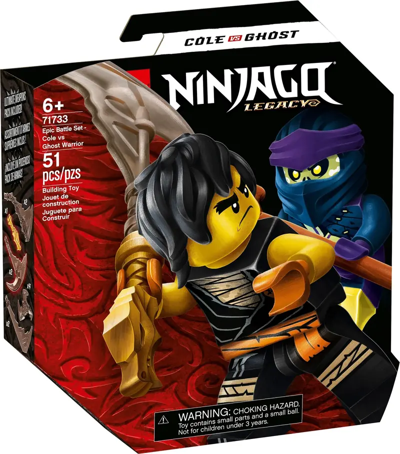 LEGO 71733 Epicki zestaw bojowy - Cole kontra Wojownik-duch zdjęcie 2