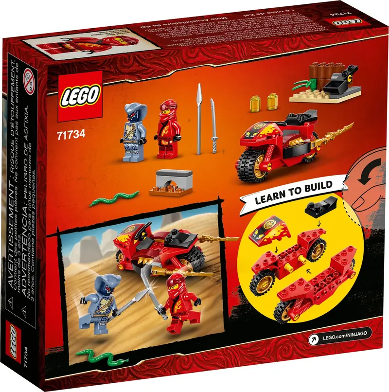 LEGO 71734 Motocykl Kaia zdjęcie 6