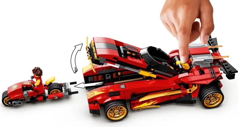 LEGO 71737 Ninjaścigacz X-1 zdjęcie 3