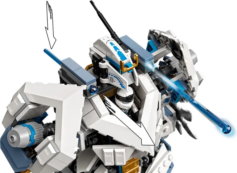 LEGO 71738 Starcie tytanów Mech zdjęcie 5