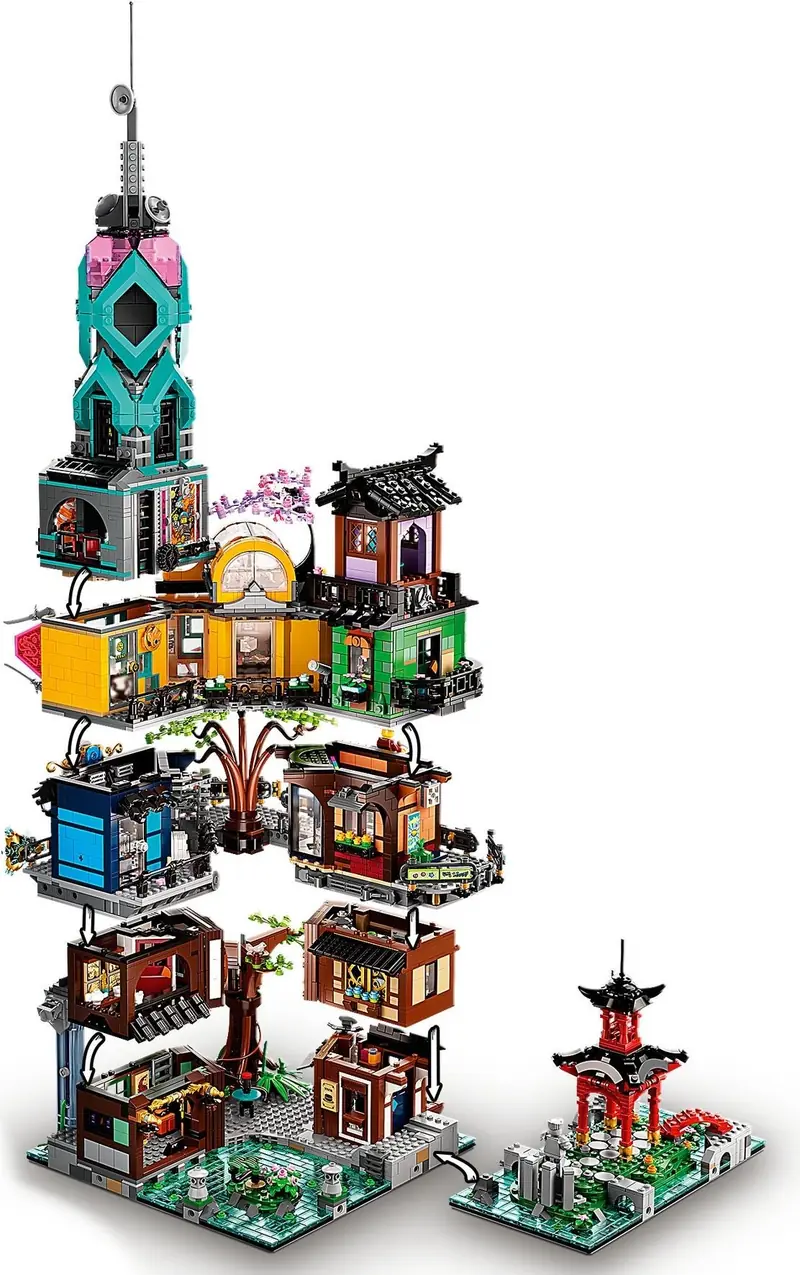 LEGO 71741 Ogrody miasta NINJAGO zdjęcie 11