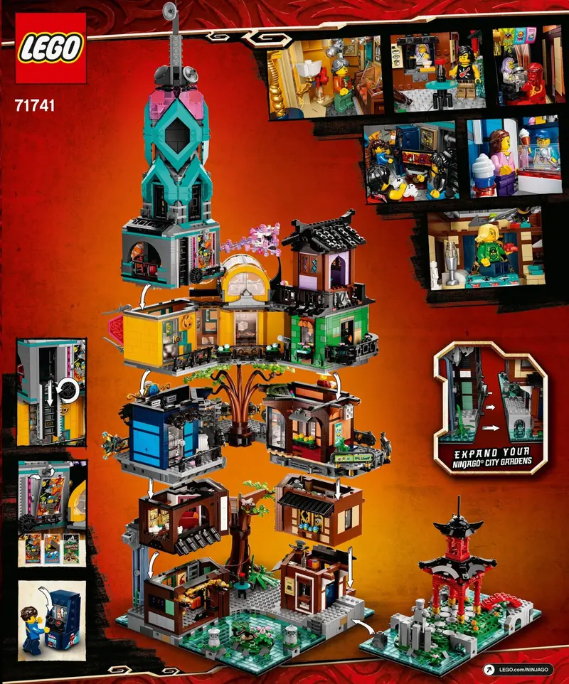 LEGO 71741 Ogrody miasta NINJAGO zdjęcie 24