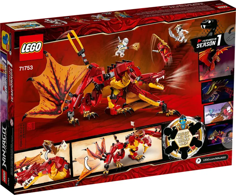 LEGO 71753 Atak smoka ognia zdjęcie 6