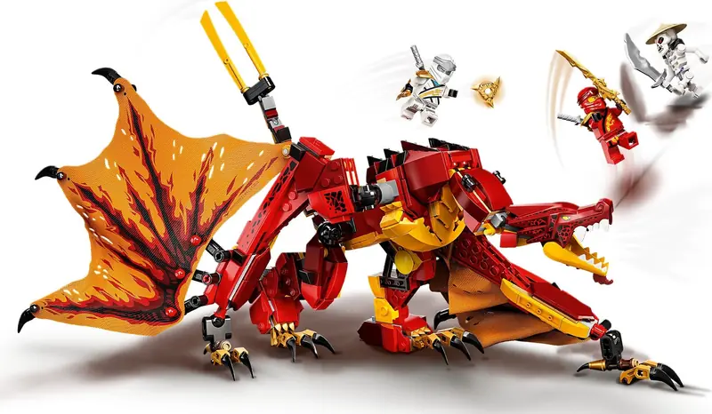 LEGO 71753 Atak smoka ognia zdjęcie 4