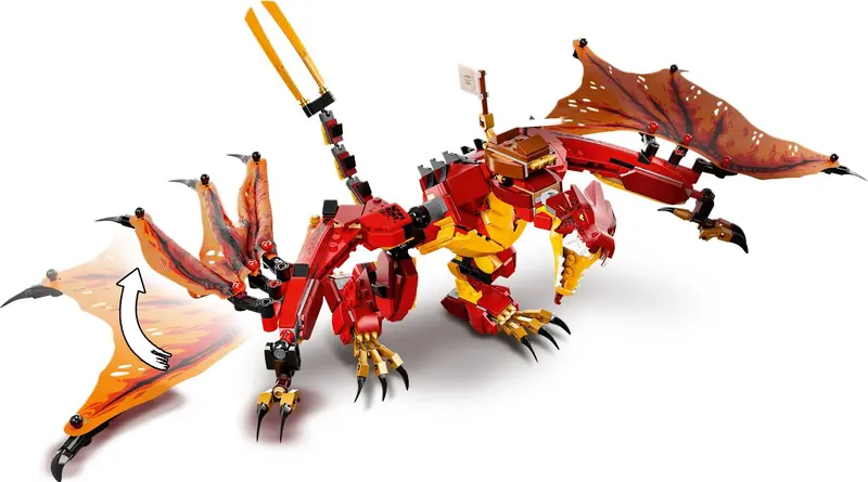LEGO 71753 Atak smoka ognia zdjęcie 5