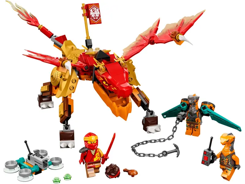 LEGO 71762 Smok ognia Kaia EVO