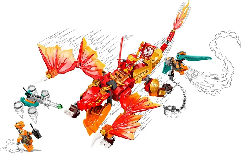 LEGO 71762 Smok ognia Kaia EVO zdjęcie 3