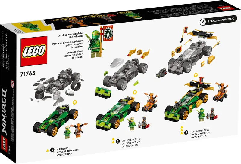 LEGO 71763 Samochód wyścigowy Lloyda EVO zdjęcie 5