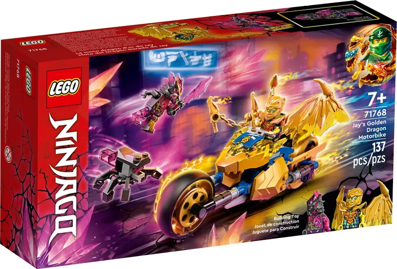 LEGO 71768 Złoty smoczy motocykl Jaya zdjęcie 5