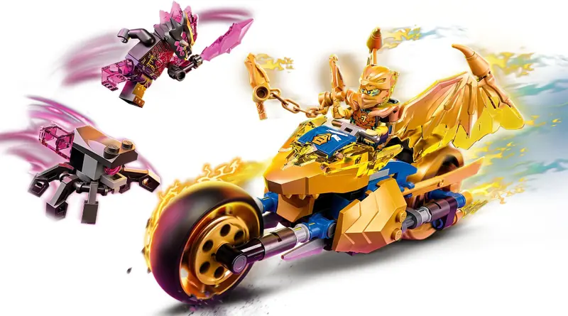 LEGO 71768 Złoty smoczy motocykl Jaya zdjęcie 3