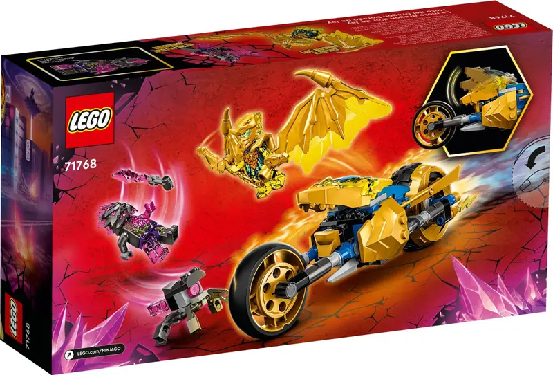 LEGO 71768 Złoty smoczy motocykl Jaya zdjęcie 6