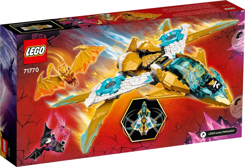 LEGO 71770 Złoty smoczy odrzutowiec Zane’a zdjęcie 5