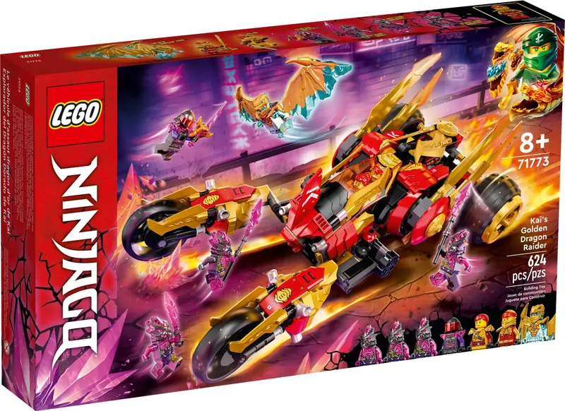 LEGO 71773 Złoty smoczy ścigacz Kaia zdjęcie 5
