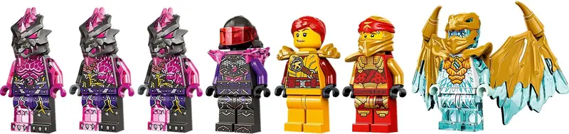 LEGO 71773 Złoty smoczy ścigacz Kaia zdjęcie 7