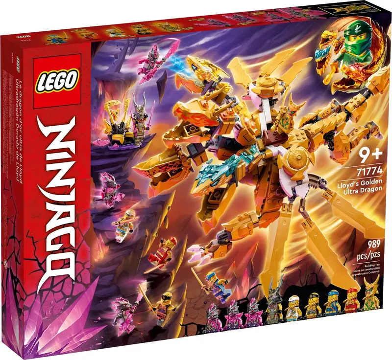 LEGO 71774 Złoty Ultra Smok Lloyda zdjęcie 2