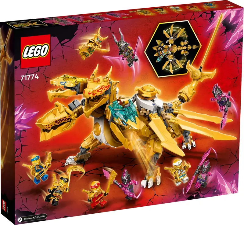 LEGO 71774 Złoty Ultra Smok Lloyda zdjęcie 5