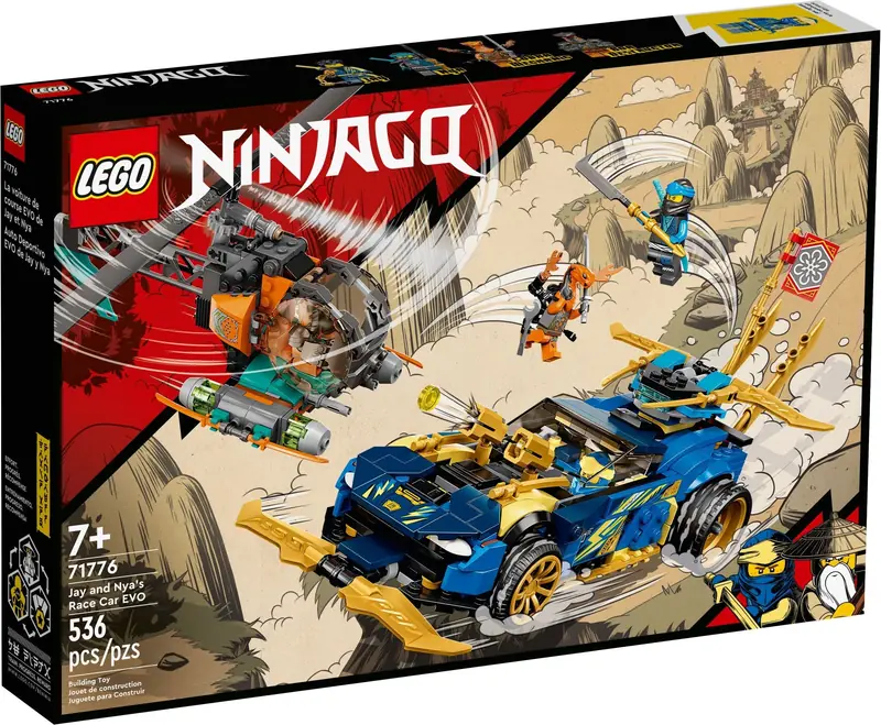 LEGO 71776 Wyścigówka EVO Jaya i Nyi zdjęcie 5