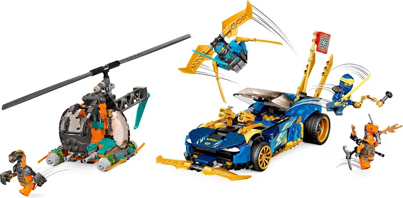 LEGO 71776 Wyścigówka EVO Jaya i Nyi zdjęcie 3
