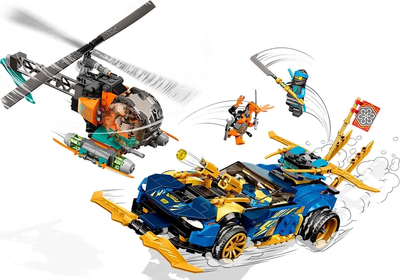 LEGO 71776 Wyścigówka EVO Jaya i Nyi zdjęcie 8