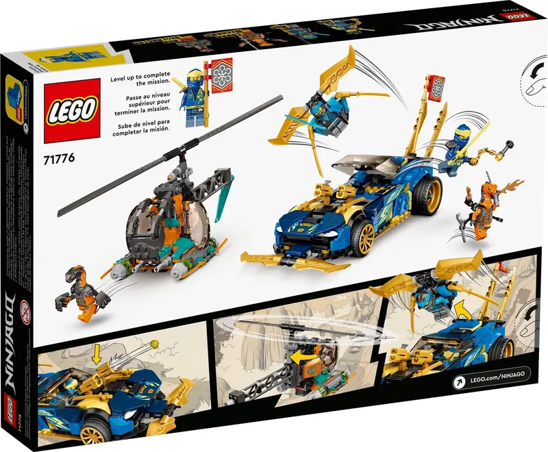 LEGO 71776 Wyścigówka EVO Jaya i Nyi zdjęcie 4