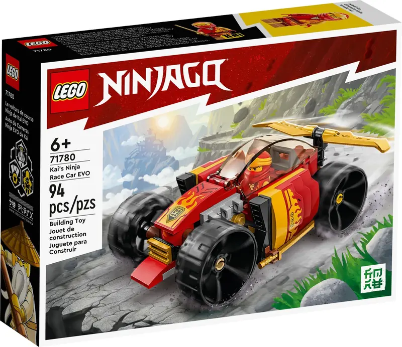 LEGO 71780 Samochód wyścigowy ninja Kaia EVO zdjęcie 2