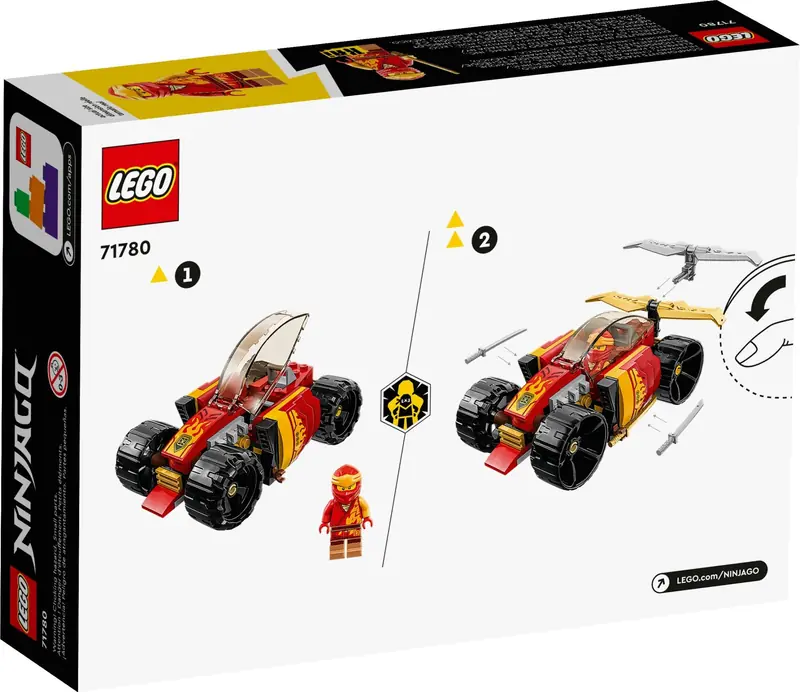 LEGO 71780 Samochód wyścigowy ninja Kaia EVO zdjęcie 5