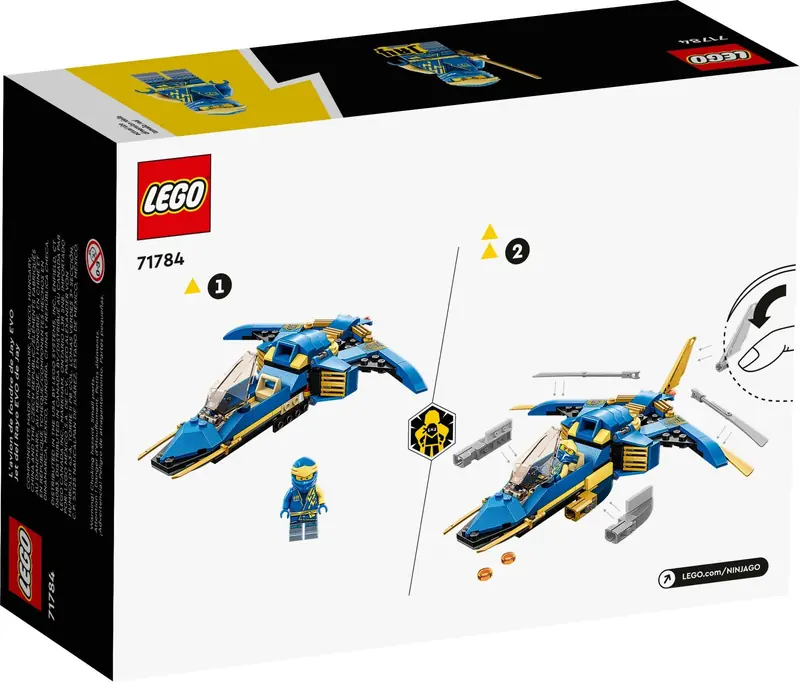 LEGO 71784 Odrzutowiec ponaddźwiękowy Jay’a EVO zdjęcie 5