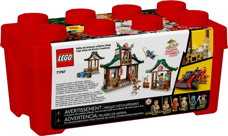LEGO 71787 Kreatywne pudełko z klockami ninja zdjęcie 6